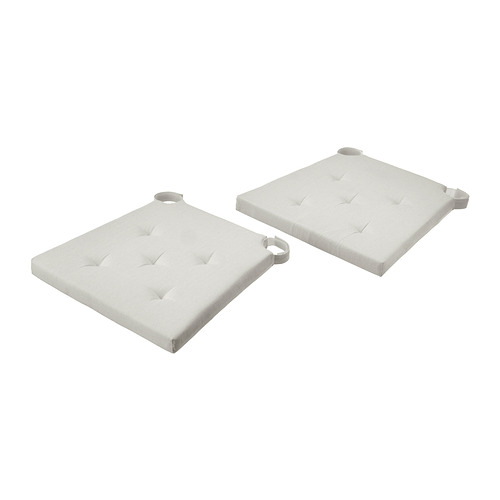 JUSTINA - chair pad, natural, 42/35x40x4 cm | IKEA Taiwan Online - PE890177_S4