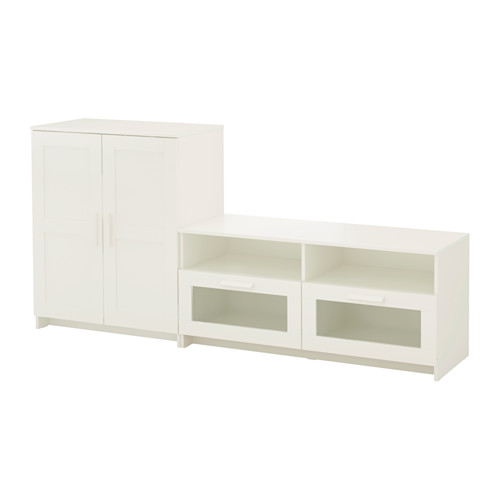 BRIMNES - TV storage combination, white, 200x41x95 cm | IKEA Taiwan Online - PE608757_S4