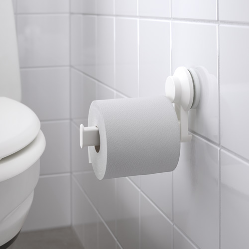 TISKEN toilet roll holder with suction cup