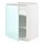 METOD - base cabinet with shelves, white Järsta/high-gloss light turquoise | IKEA Taiwan Online - PE808608_S1