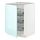 METOD - base cabinet with wire baskets, white Järsta/high-gloss light turquoise | IKEA Taiwan Online - PE808616_S1