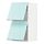 METOD - wall cabinet horizontal w 2 doors, white Järsta/high-gloss light turquoise | IKEA Taiwan Online - PE808624_S1