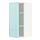 METOD - 壁櫃附層板, 白色 Järsta/高亮面 淺土耳其藍 | IKEA 線上購物 - PE808627_S1
