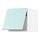 METOD - wall cabinet horizontal w push-open, white Järsta/high-gloss light turquoise | IKEA Taiwan Online - PE808630_S1
