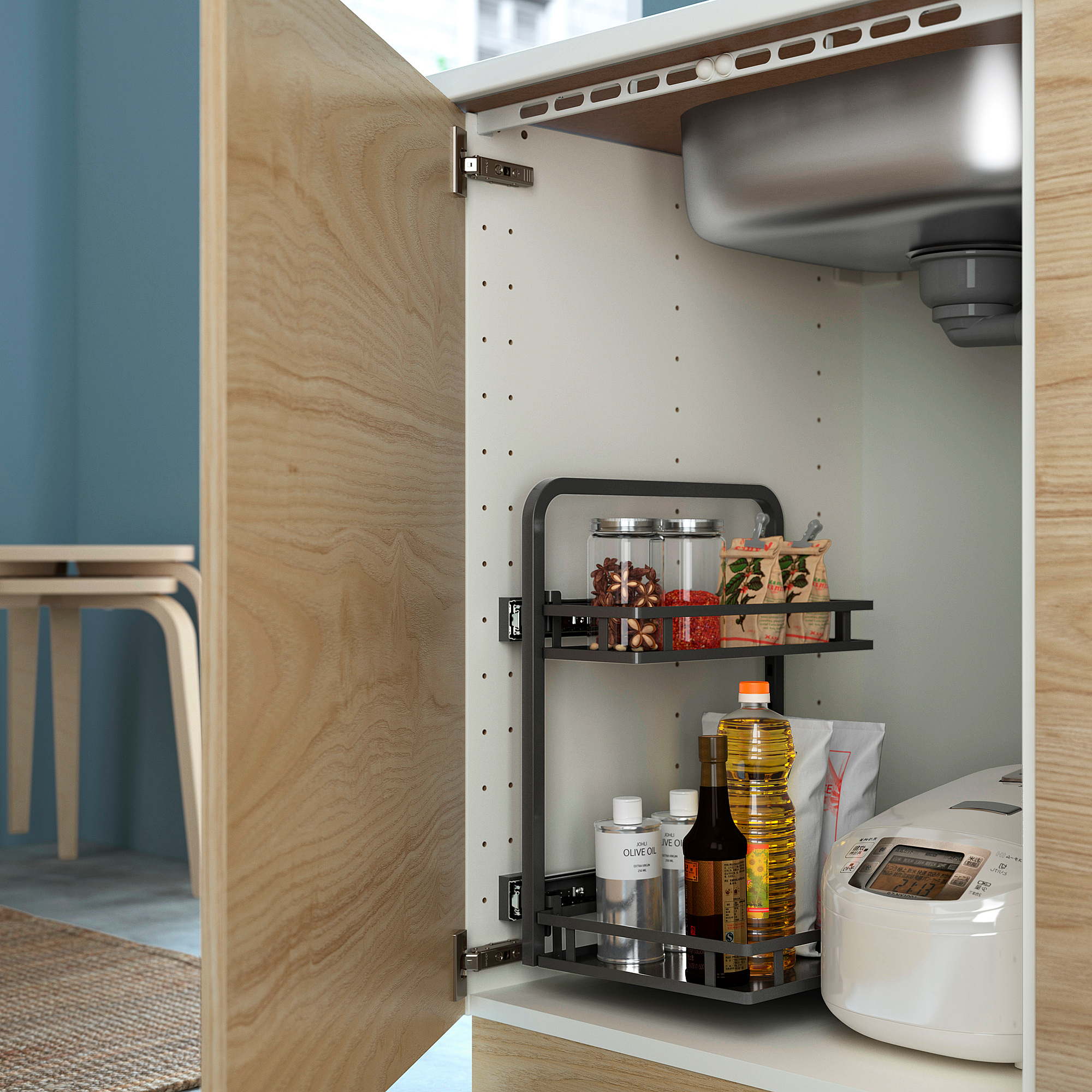 UTRUSTA 水槽下收納架