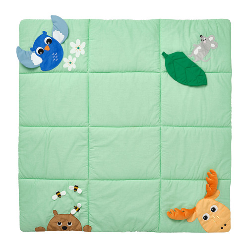 SANDBI - 遊戲墊, 北歐大自然/彩色, 100x100 公分 | IKEA 線上購物 - PE955576_S4