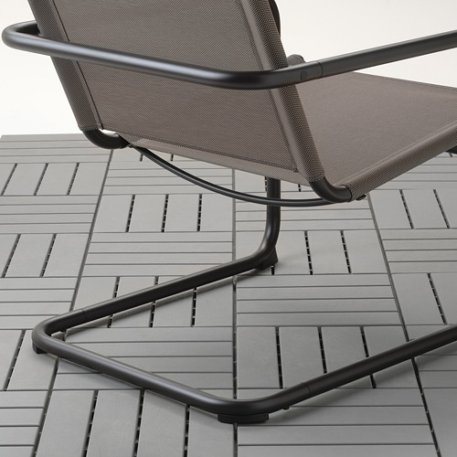HUSARÖ - 戶外扶手椅, 深灰色 | IKEA 線上購物 - PE715226_S4