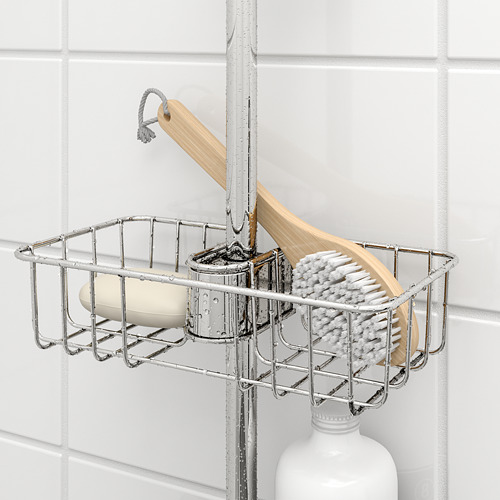 VOXNAN - 淋浴收納架, 鍍鉻 | IKEA 線上購物 - PE668811_S4