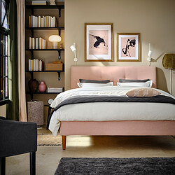 IDANÄS - 雙人軟墊式床框, 深灰色 | IKEA 線上購物 - PE802891_S3