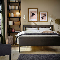 IDANÄS - 雙人床框, 白色, 附Lönset床底板條 | IKEA 線上購物 - PE784943_S3