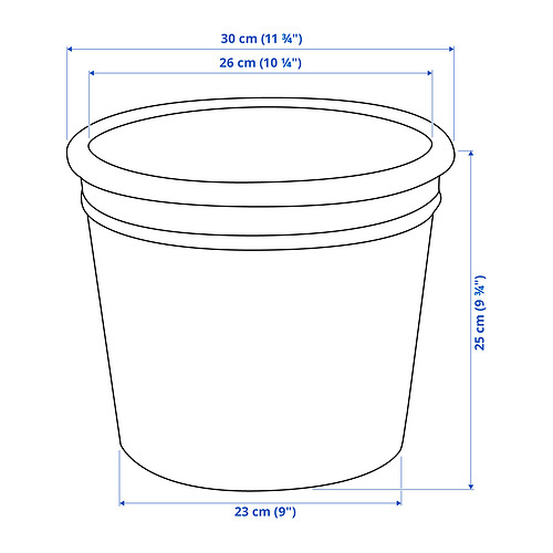 CURRYBLAD plant pot