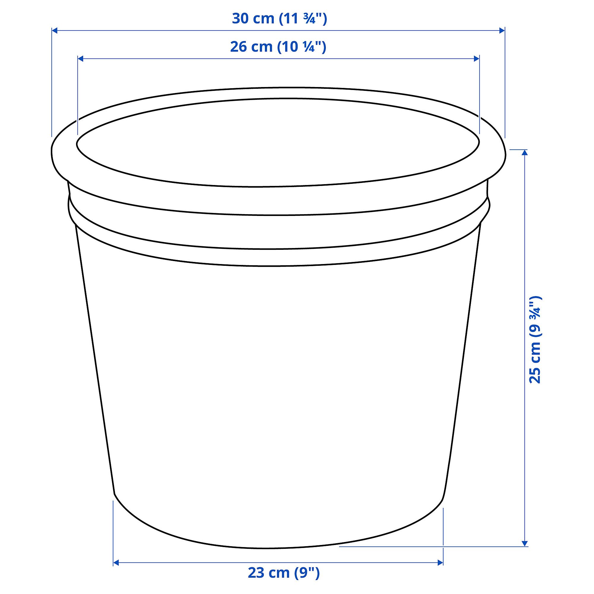 CURRYBLAD plant pot