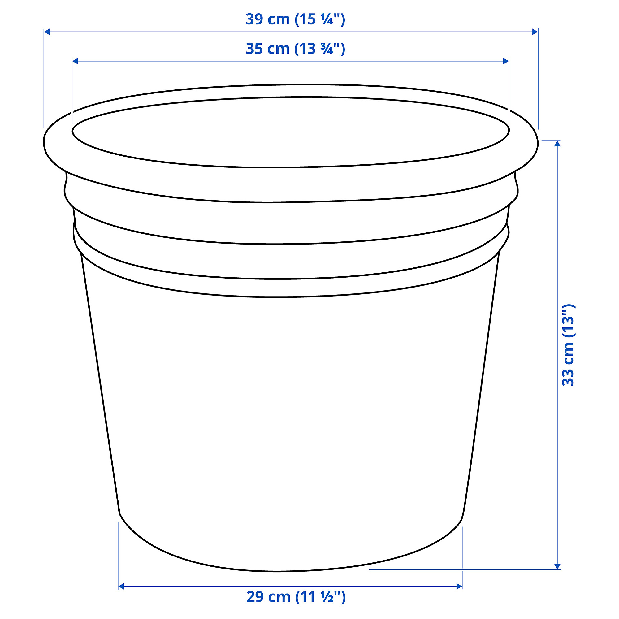 CURRYBLAD plant pot