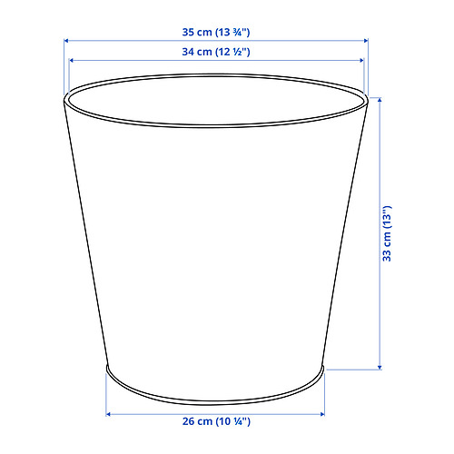 VITLÖK plant pot