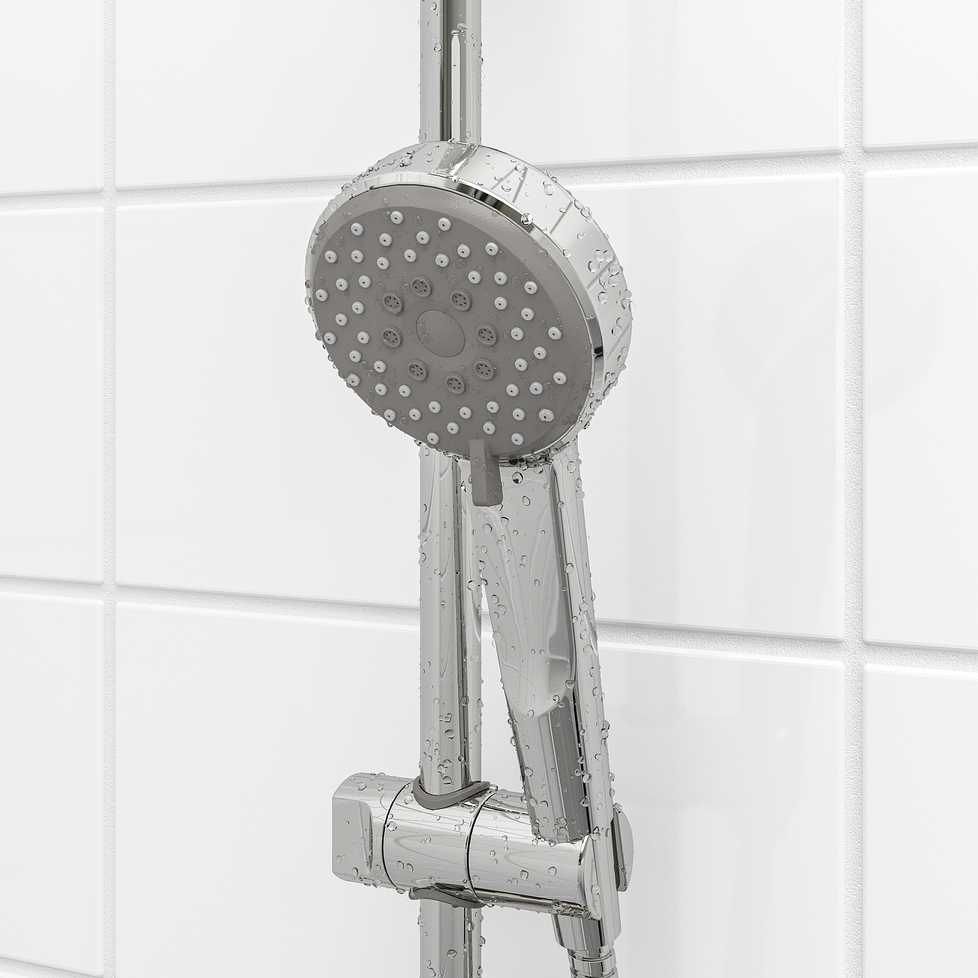 BROGRUND shower set with thermostatic mixer