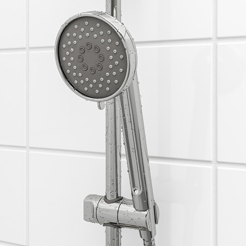 VOXNAN - shower set with thermostatic mixer, chrome-plated | IKEA Taiwan Online - PE668848_S4