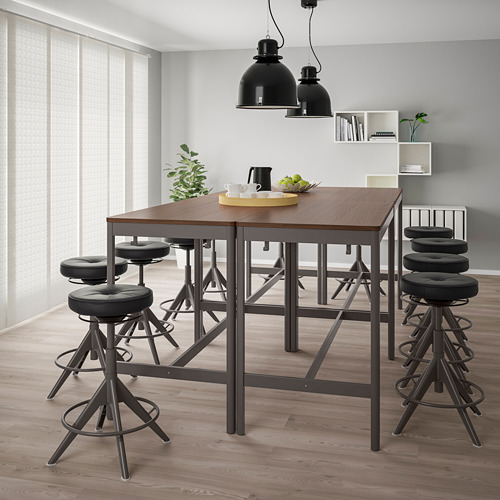 IDÅSEN - table, brown/dark grey | IKEA Taiwan Online - PE808951_S4