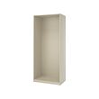 PAX - wardrobe frame, grey-beige, 100x58x236 cm | IKEA Taiwan Online - PE890500_S2 