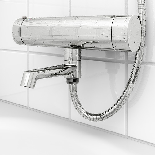 BROGRUND - 恆溫浴缸/淋浴龍頭, 鍍鉻 | IKEA 線上購物 - PE687206_S4