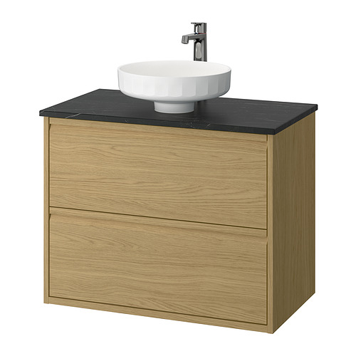 ÄNGSJÖN/LERSJÖN wash-stnd w drawers/wash-basin/tap