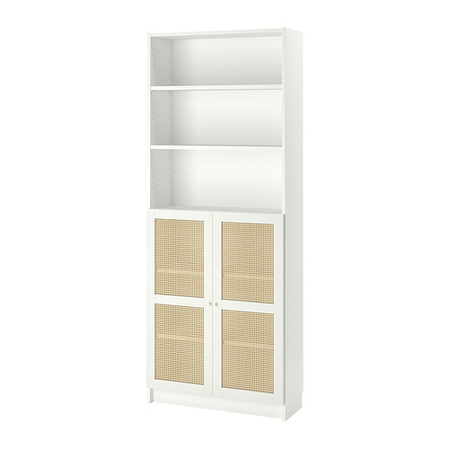 BILLY/HÖGADAL bookcase with doors