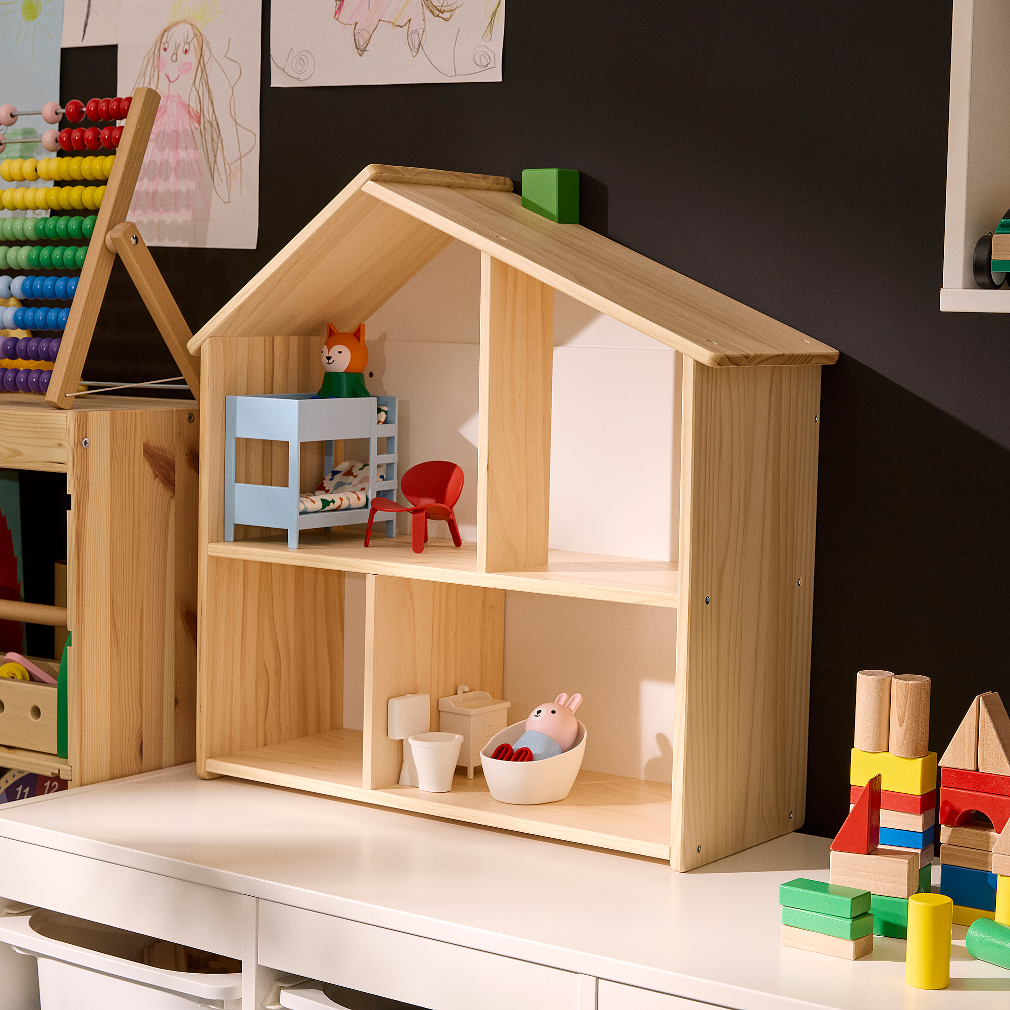 HUSET 玩偶家具附玩偶