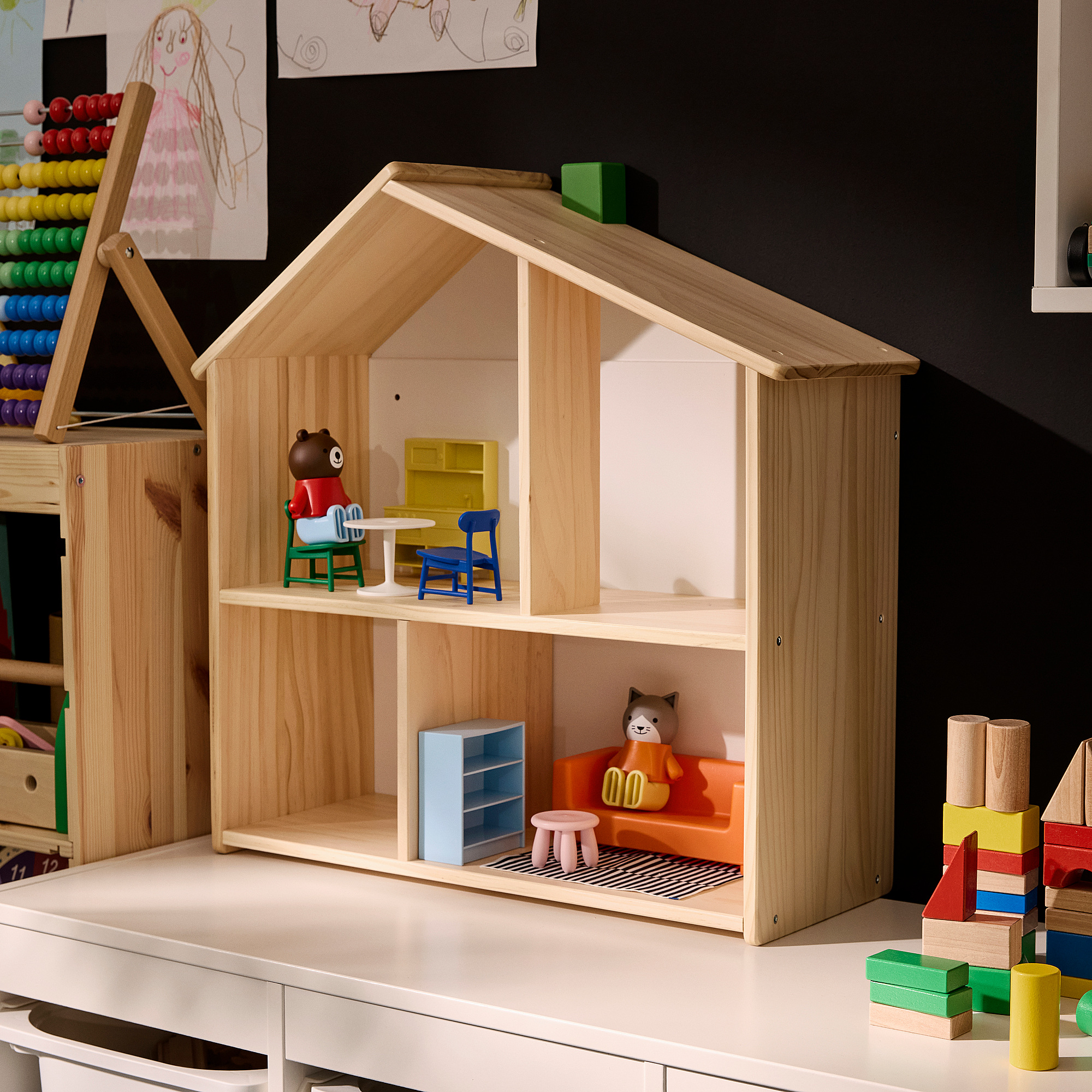 HUSET 玩偶家具附玩偶