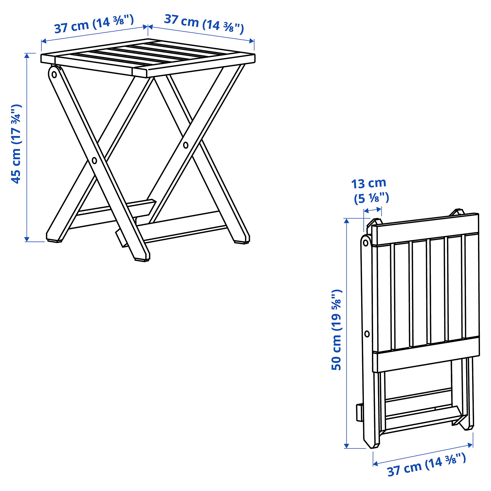 NÄMMARÖ stool, outdoor