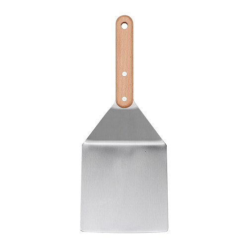GRILLTIDER - 煎餅鏟, 不鏽鋼/櫸木, 30 公分 | IKEA 線上購物 - PE890622_S4