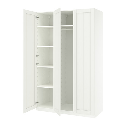 PAX/GULLABERG - 衣櫃/衣櫥組合, 白色/白色, 150x60x236 公分 | IKEA 線上購物 - PE955947_S4