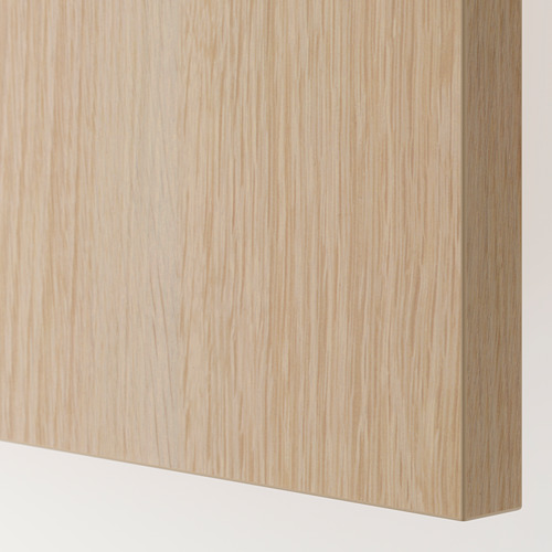HASVIK - pair of sliding doors, white stained oak effect | IKEA Taiwan Online - PE753276_S4
