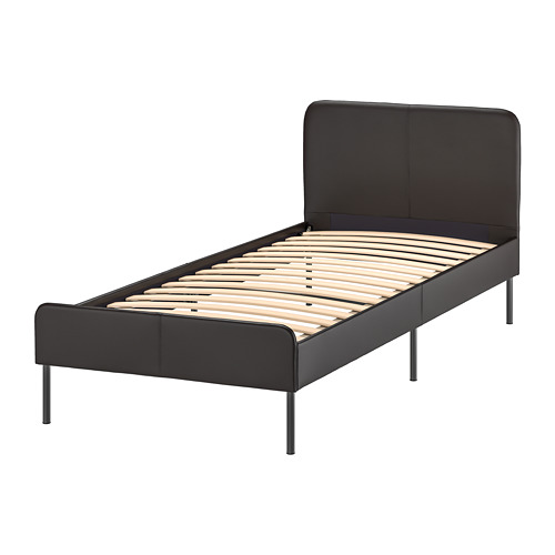 SLATTUM - upholstered bed frame, Bomstad black | IKEA Taiwan Online - PE753380_S4