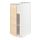 METOD - 底櫃附層板, 白色/Askersund 淺色梣木紋 | IKEA 線上購物 - PE809213_S1