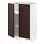 METOD - base cabinet with shelves/2 doors, white Askersund/dark brown ash effect | IKEA Taiwan Online - PE809251_S1