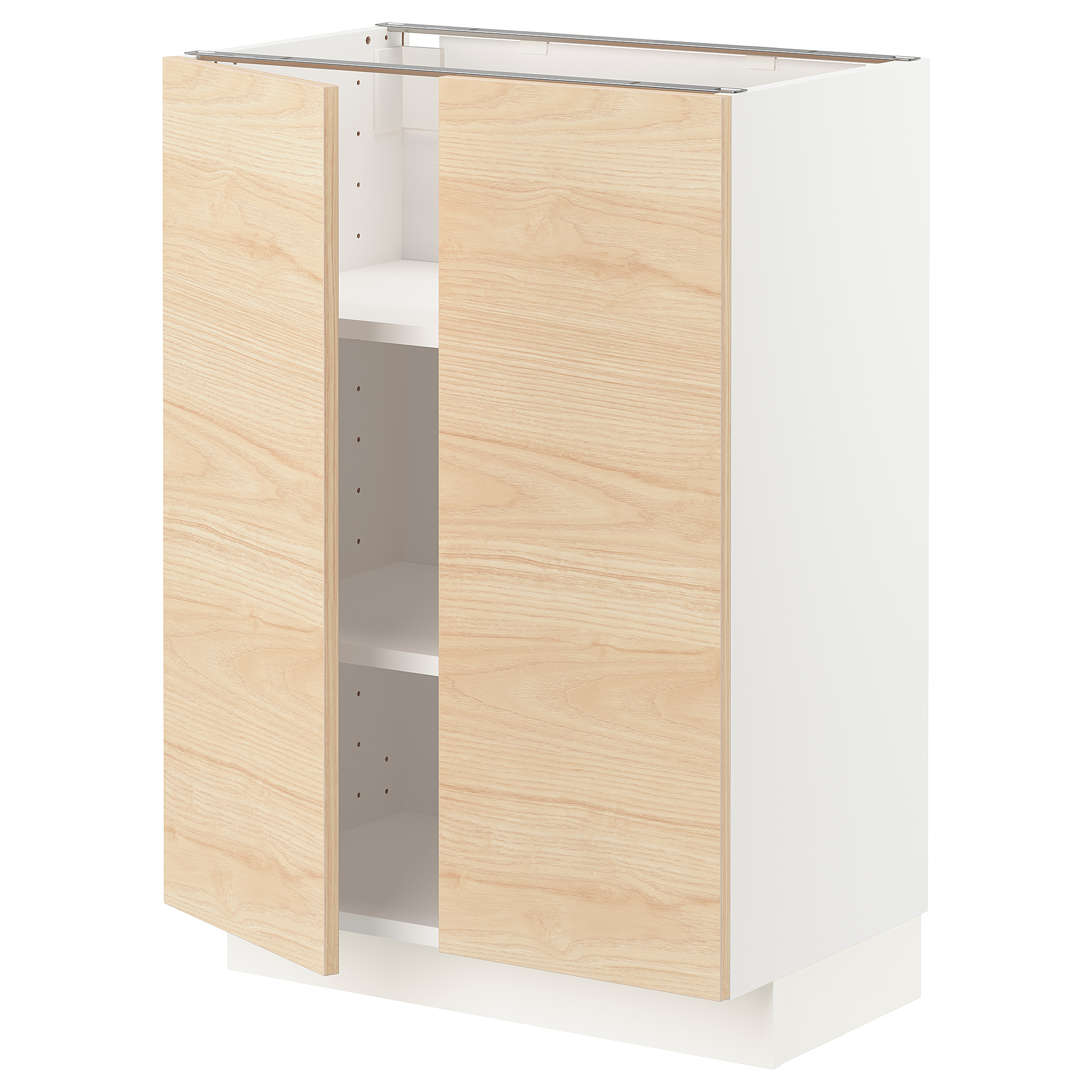 METOD base cabinet with shelves/2 doors