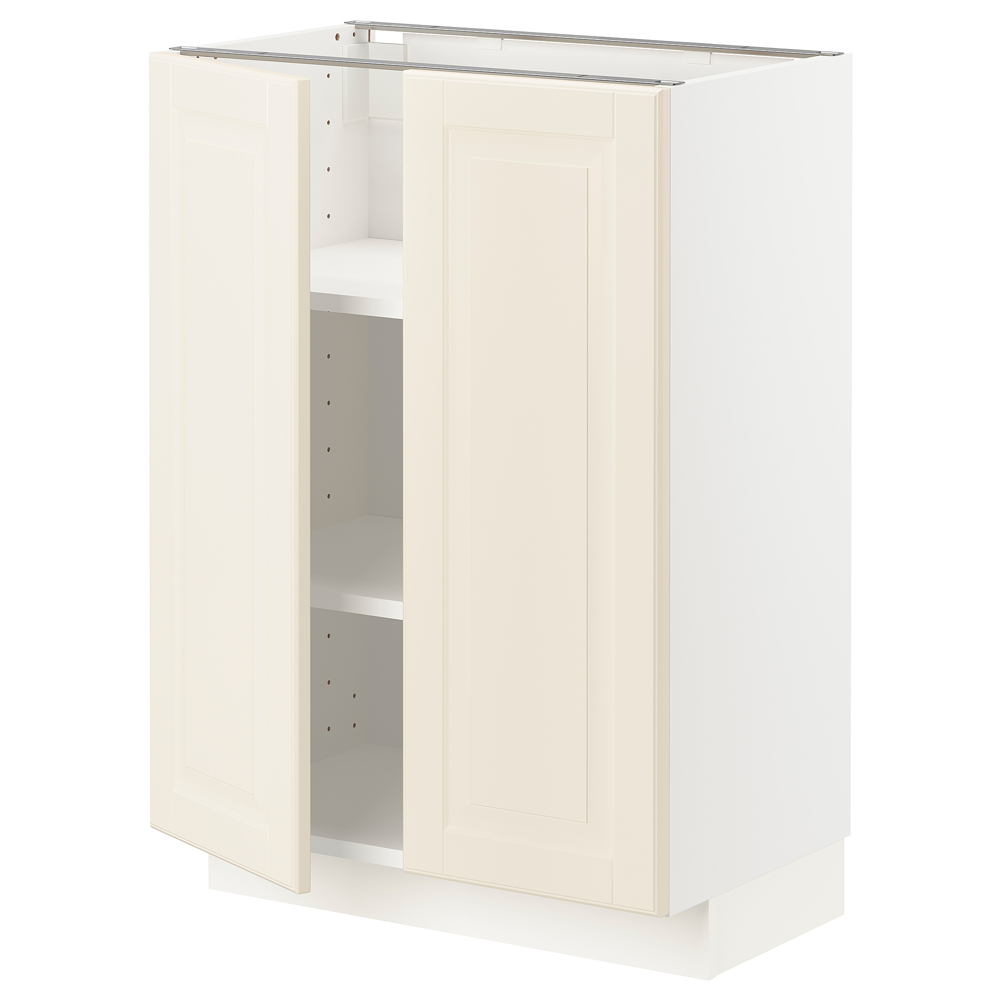 METOD base cabinet with shelves/2 doors