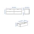 NORDLI chest of 4 drawers