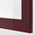 GLASSVIK - 玻璃門板, 深紅棕色/透明玻璃 | IKEA 線上購物 - PE753402_S1