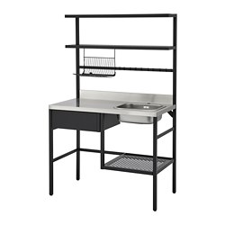 Ravaror 簡易廚房 黑色 Ikea 線上購物 Ikea 線上購物 選購家具 燈飾 家飾品等