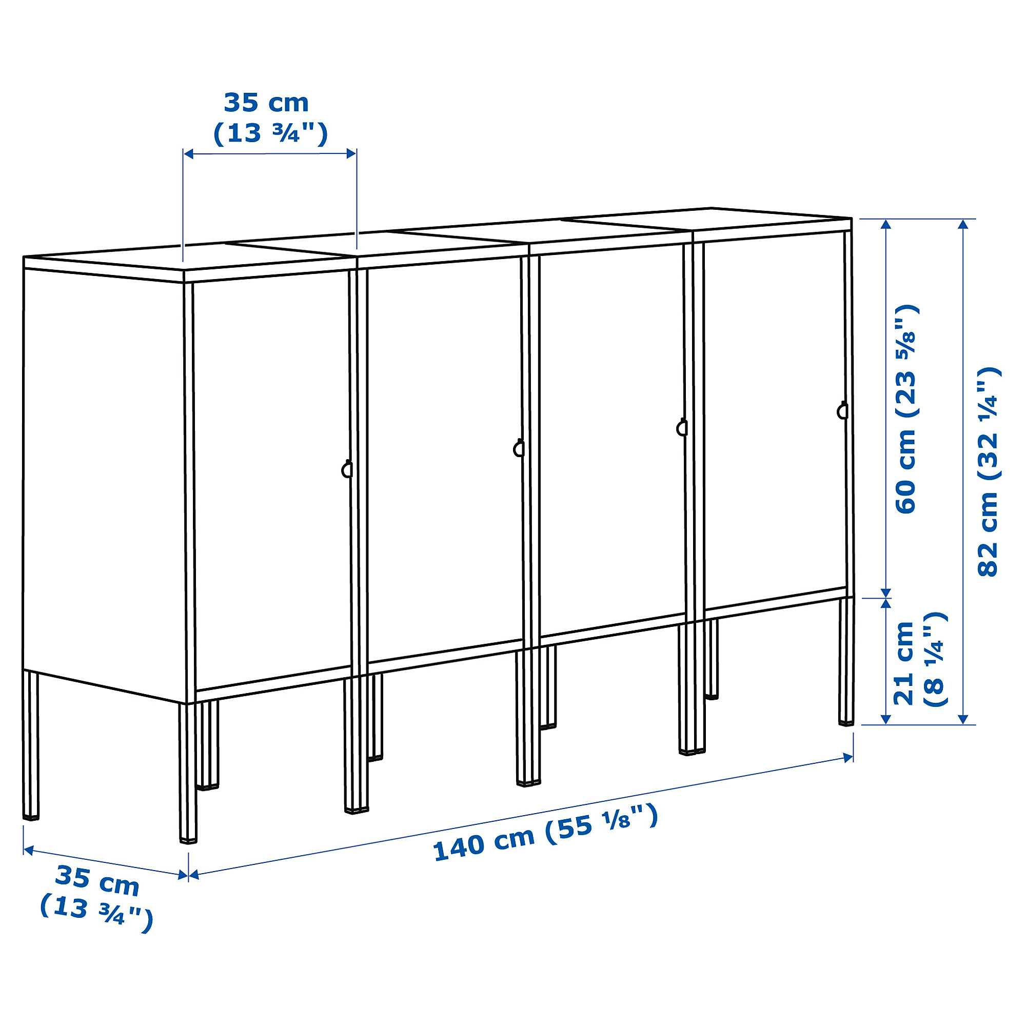 LIXHULT storage combination