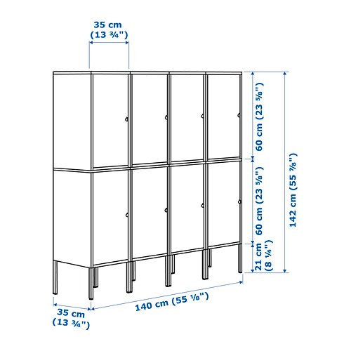 LIXHULT storage combination