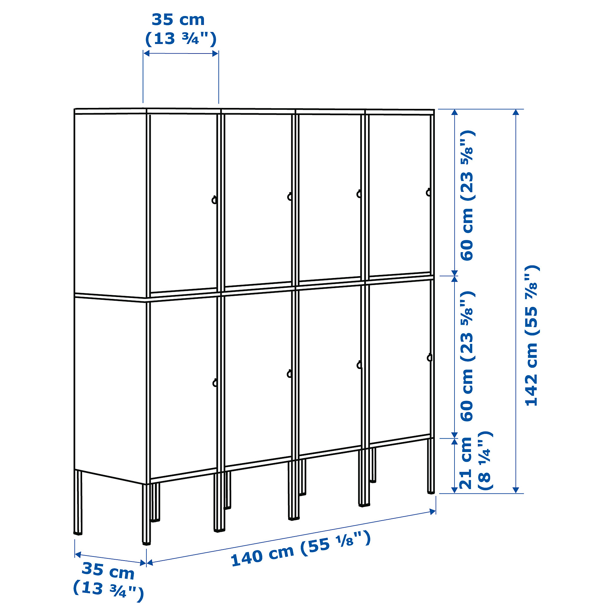 LIXHULT storage combination