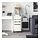 EKET - wall-mounted cabinet combination, white stained oak effect/white | IKEA Taiwan Online - PH161203_S1