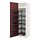 METOD - high cabinet with pull-out larder, white Kallarp/high-gloss dark red-brown | IKEA Taiwan Online - PE852121_S1