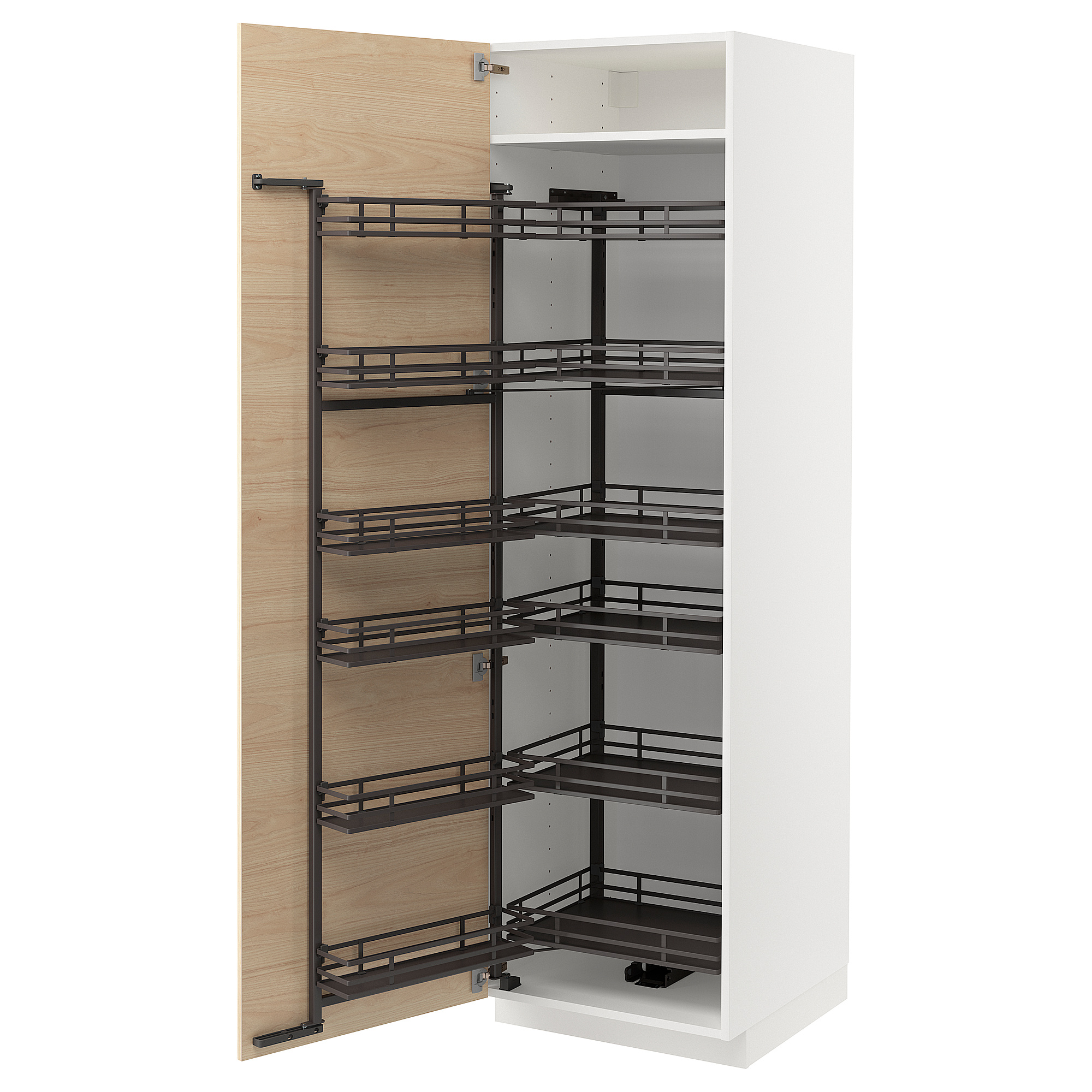 METOD high cabinet with pull-out larder