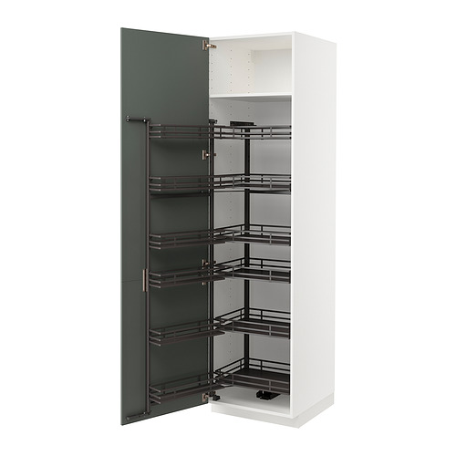 METOD high cabinet with pull-out larder