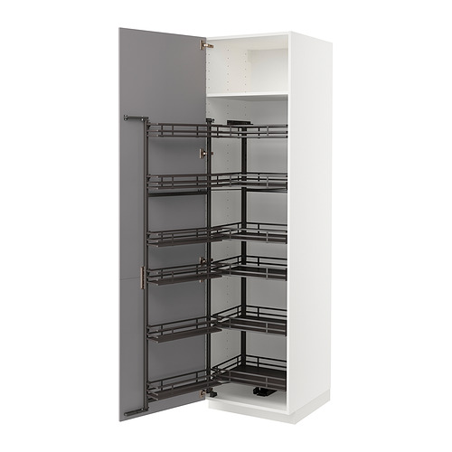 METOD high cabinet with pull-out larder