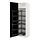 METOD - high cabinet with pull-out larder, white/Lerhyttan black stained | IKEA Taiwan Online - PE852167_S1
