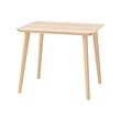 LISABO - 桌子, 實木貼皮 梣木, 88x78 公分 | IKEA 線上購物 - PE927512_S2 