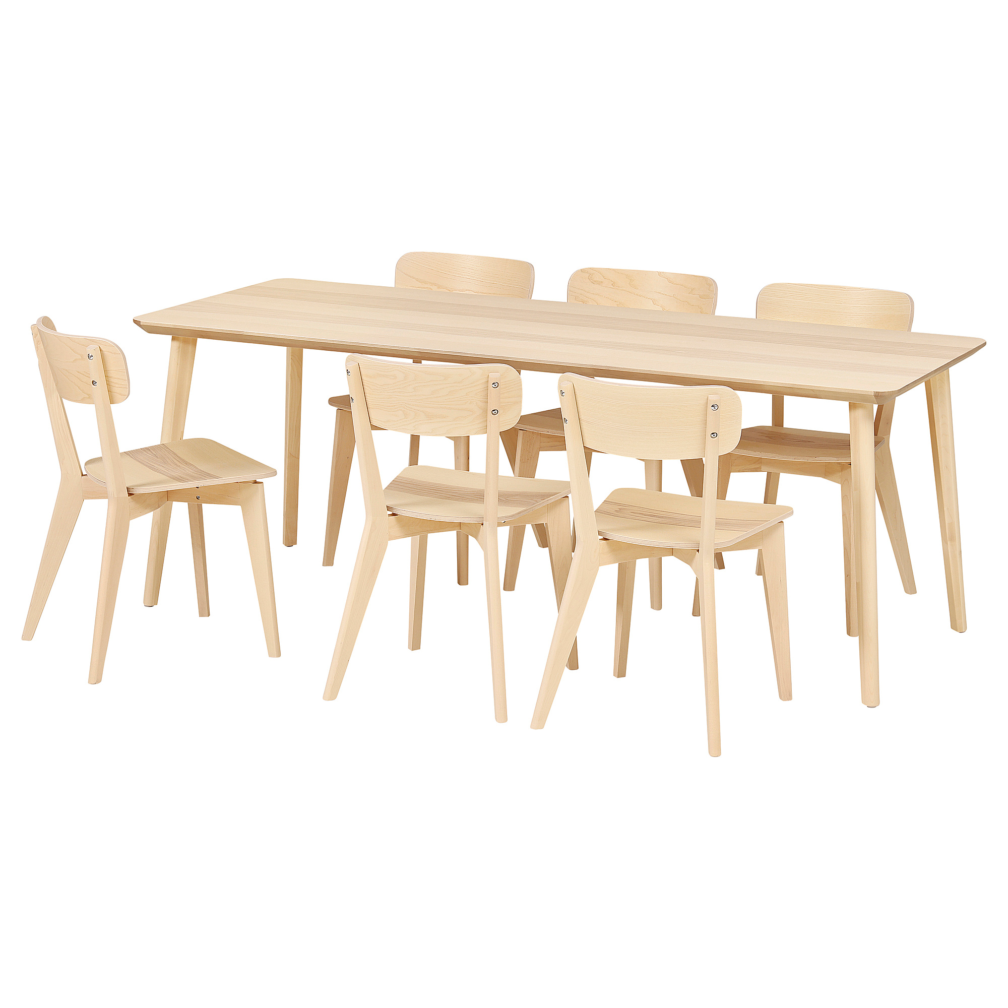 LISABO/LISABO table and 6 chairs